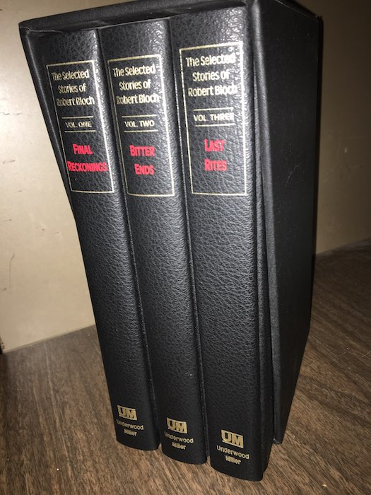 Image for ROBERT BLOCH: SELECTED STORIES—Underwood/Miller, 1987. 500 signed, numbered, slipcased copies.