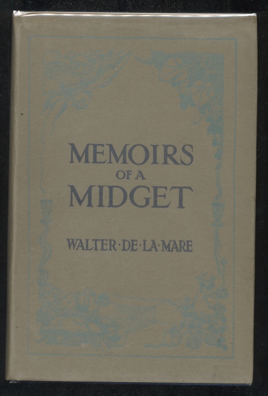 Image for WALTER DE LA MARE: MEMOIRS OF A MIDGET—Collins, London,1921. First edition. Nice copy in d.j!