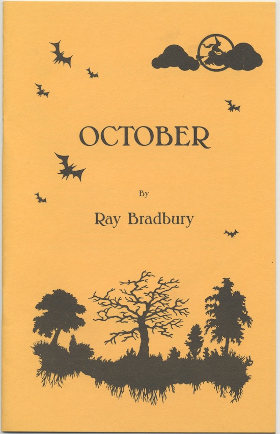 OCTOBER. Shuttlebop Press, 1983. [100 copies].