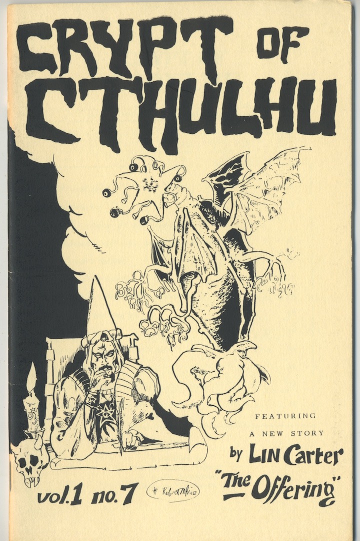 CRYPT OF CTHULHU. Vol. 1, No. 7. Michaelmas 1982. The Offering, by Lin Carter
