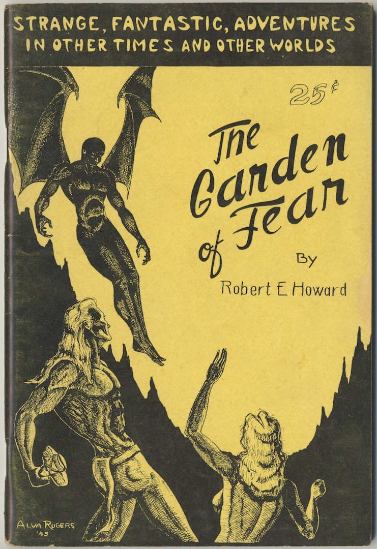 THE GARDEN OF FEAR. Alva ROGERS cover. (Yellow covers)