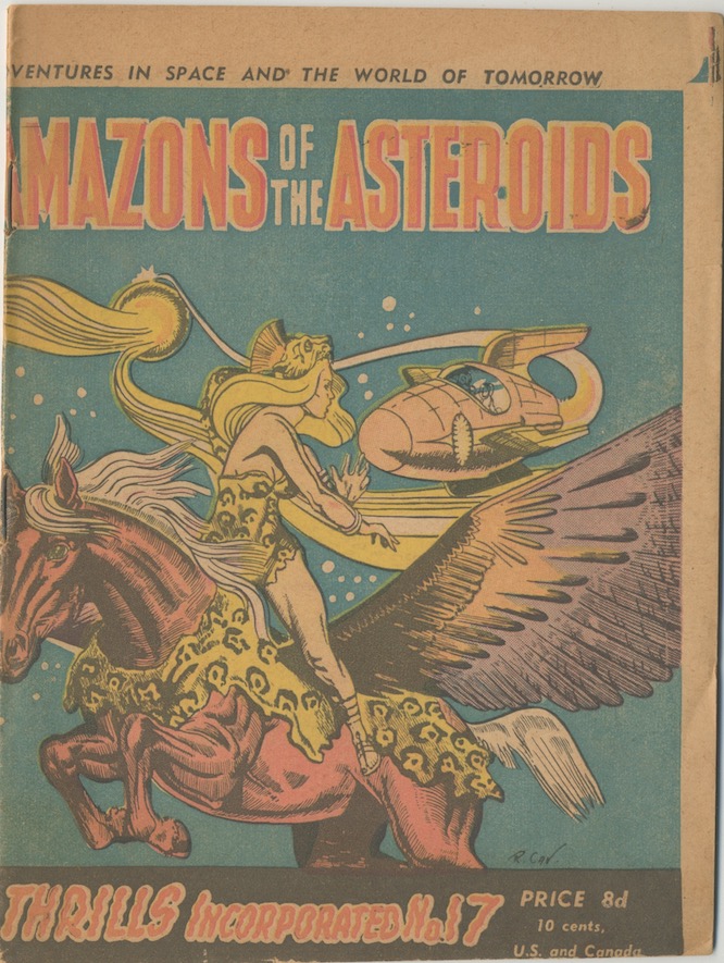 THRILLS INCORPORATED, Nos. 17,19, 20, 21, 23. 5-Issues featuring N.K. Hemming Australia's 1st woman of SF.
