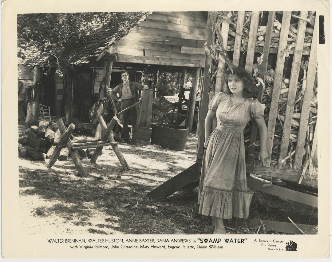 SWAMP WATER. 20TH Century Fox, 1941. Walter Brennan, Walter Houston, Anne Baxter, Dana Andrews.