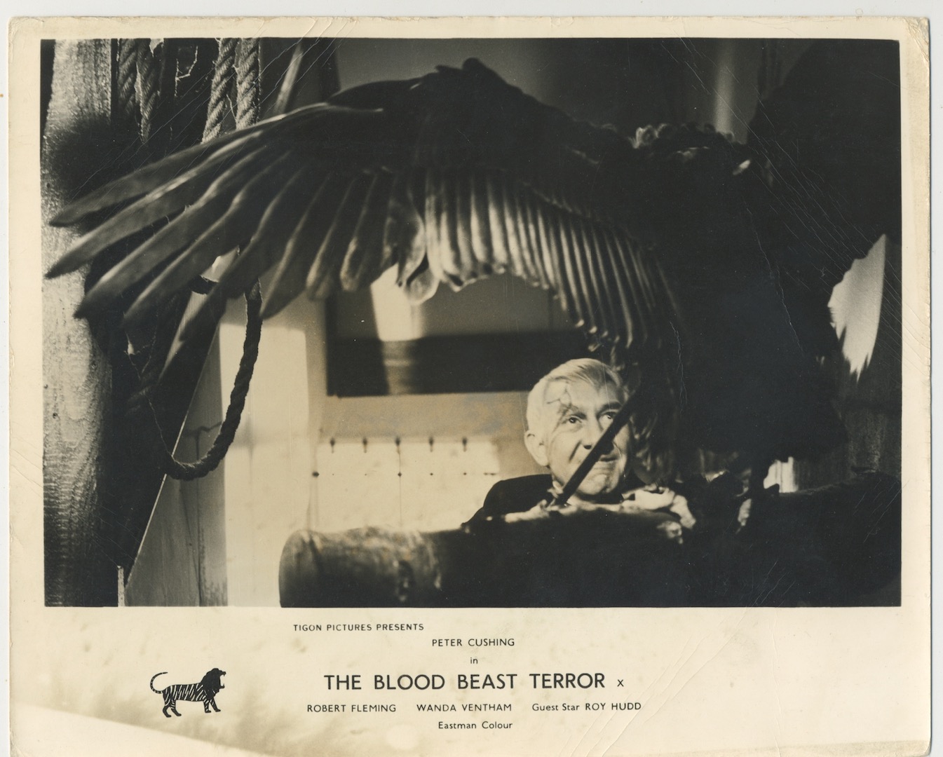 THE BLOOD BEAST TERROR. Tigon Pictures, 1968. Peter Cushing, Robert Fleming.