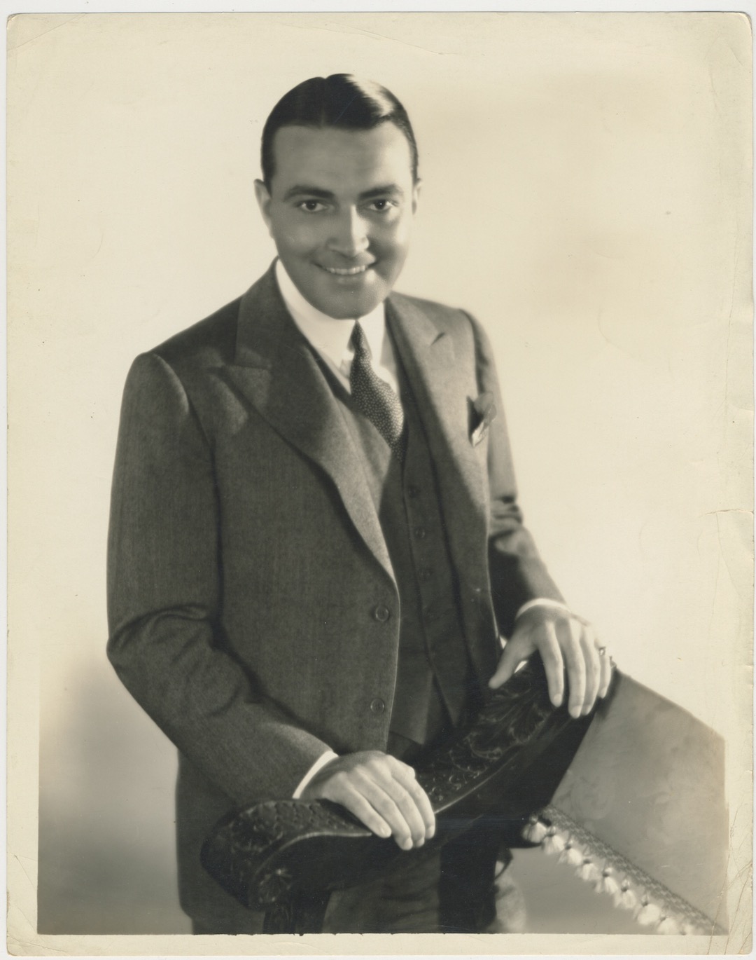 RICHARD BARTHELMESS, by Elmer Fryer, photographer to the stars. Circa 1930's. Elmer Fryer was in charge of the Stills Department at Warner Bros.,in 1929, and remained with Warner until his untimely death in 1944 at age 45.