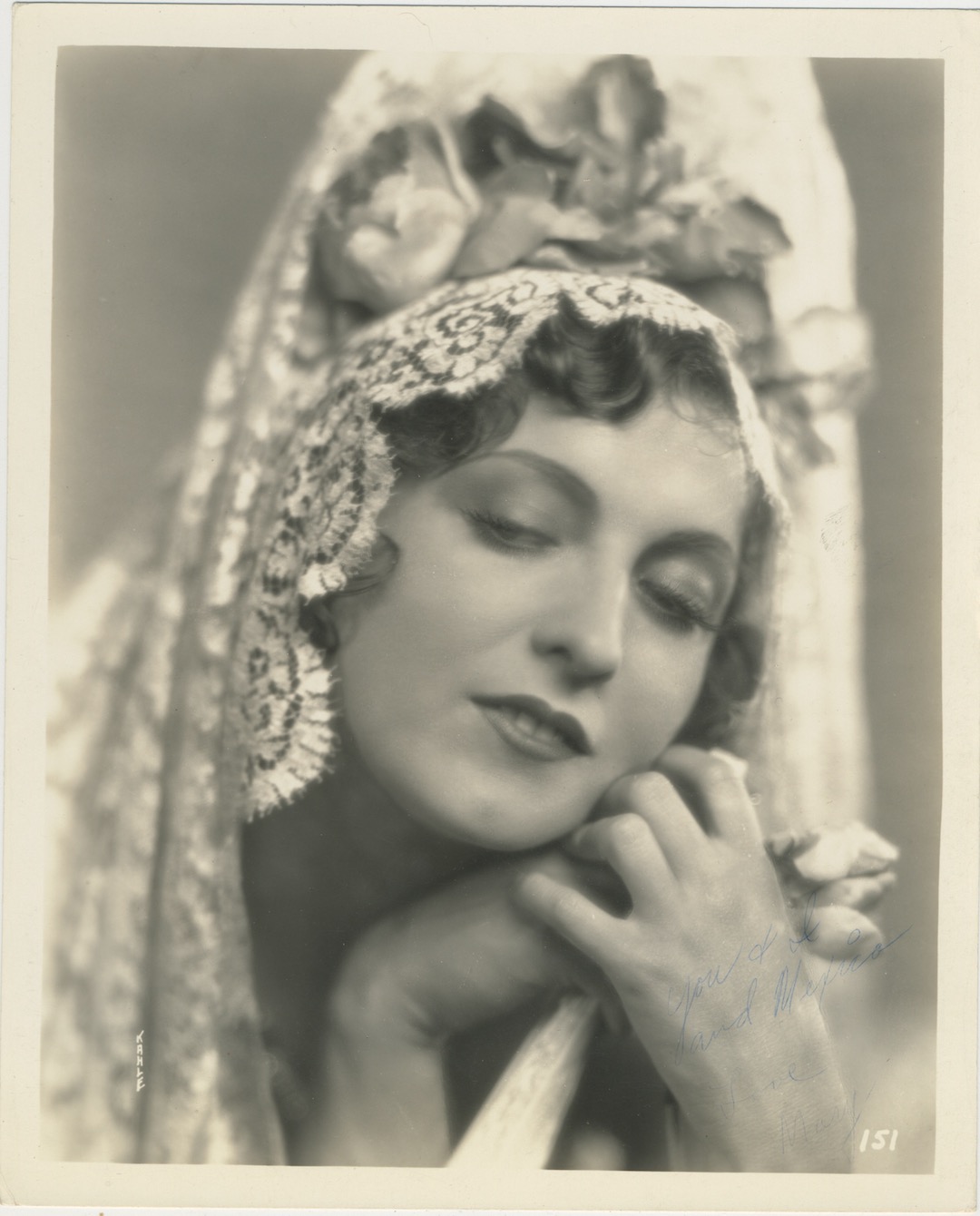 ROMANCE OF THE RIO GRANDE. Fox Films talkie, 1929. Signed, inscribed production photo-