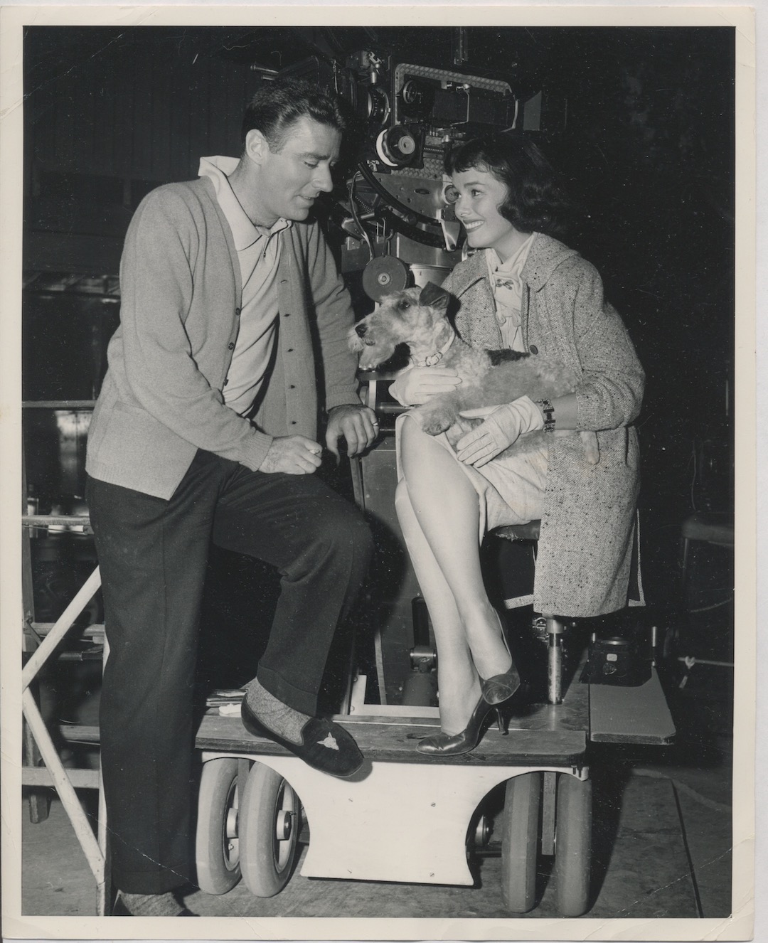 THE THIN MAN. MGM, 1957 Television Series. Peter Lawford and Phyllis Kirk, pictured. Studio notes on verso.