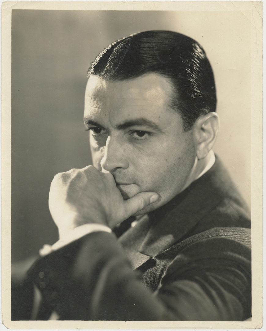 RICHARD BARTHELMESS, probable photographer, Elmer Fryer, Warner Bros. Circa 1930's.