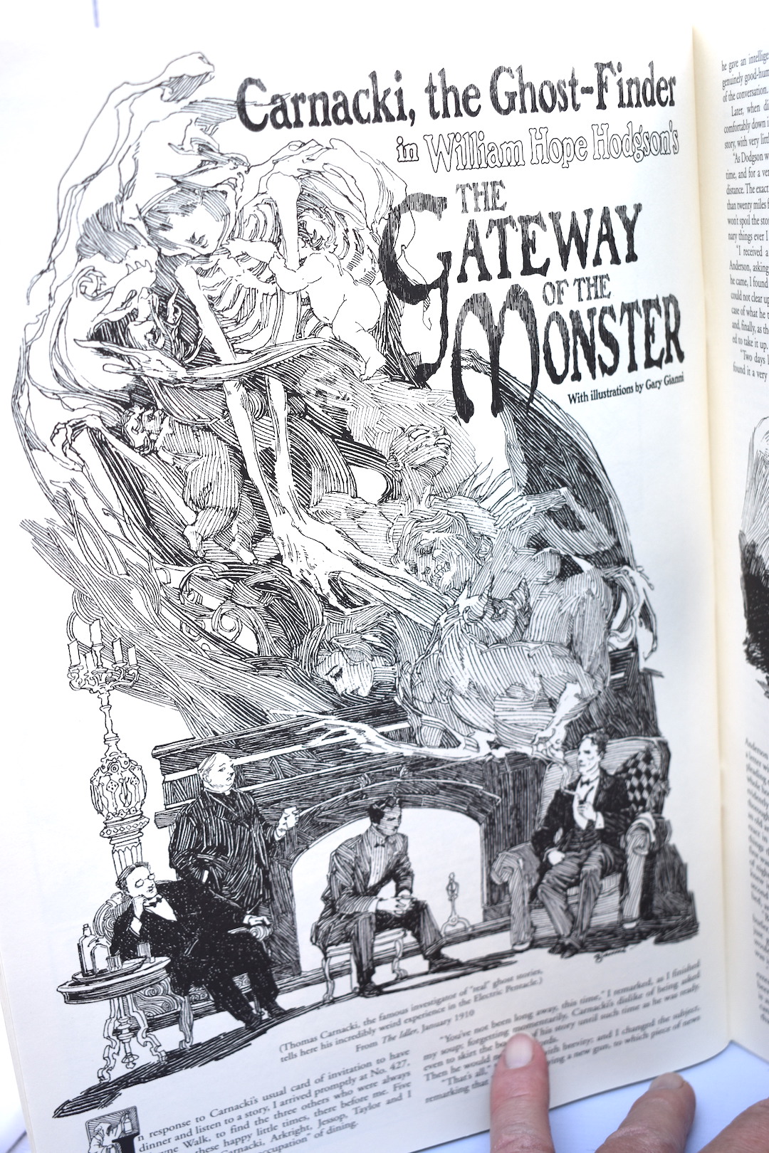 CORPUS MONSTRUM. Hieronymus Press, 2002. Gary Gianni, SIGNED by artist, Gary Gianni. Also<br/> contains THE GATEWAY OF THE MONSTER by William Hope Hodgson. Profusely illustrated.