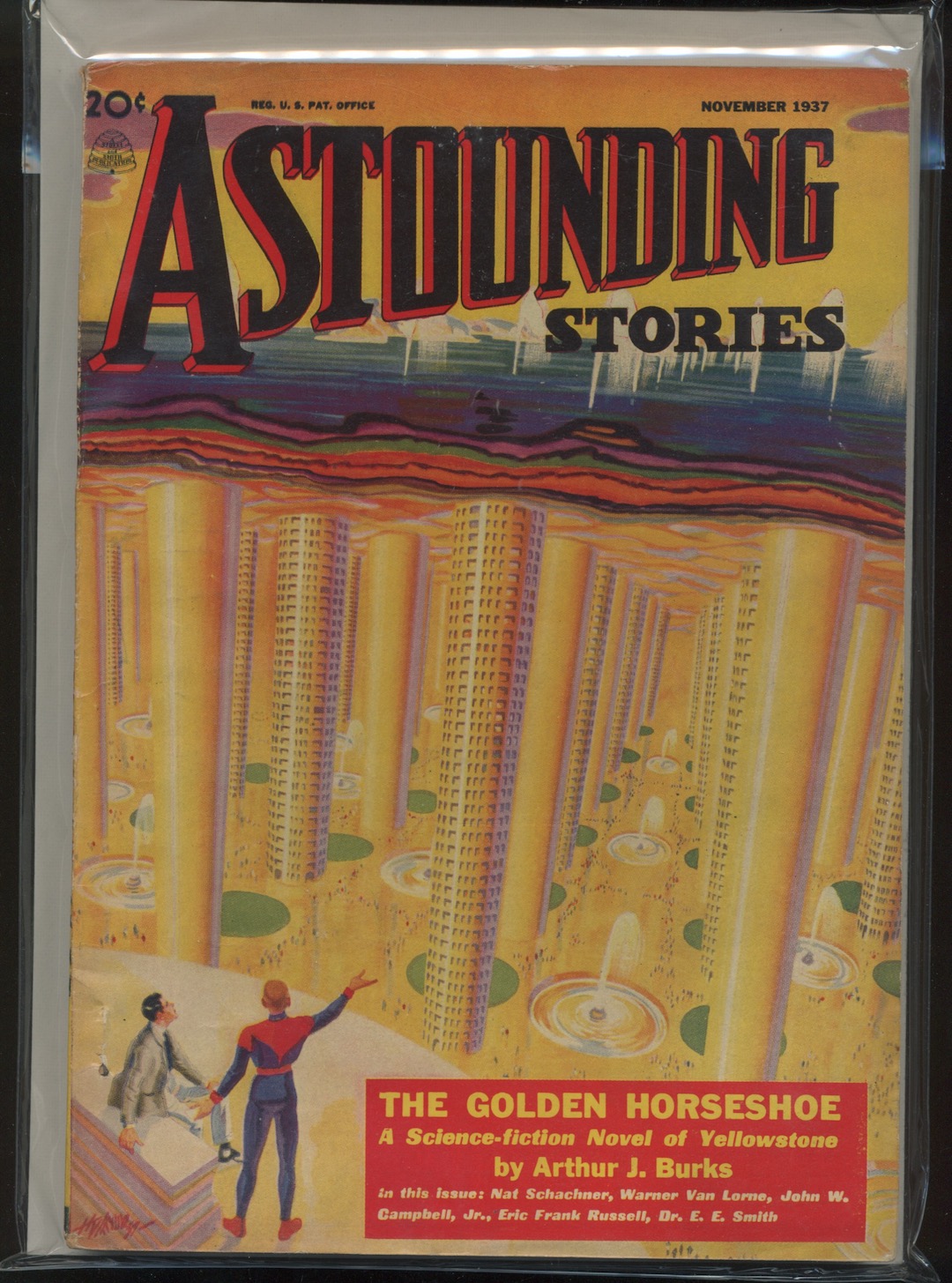 ASTOUNDING. November, 1937. GALACTIC PATROL, Part III. E.E. Smith. ATOMIC GENERATOR, article by John W. Campbell.