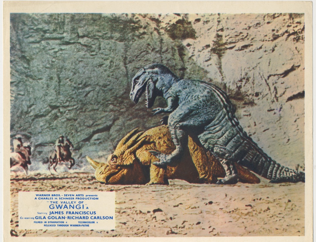 VALLEY OF THE GWANGI. Warner-Pathe. 1969. Ray Harryhausen Stop-Motion effects.