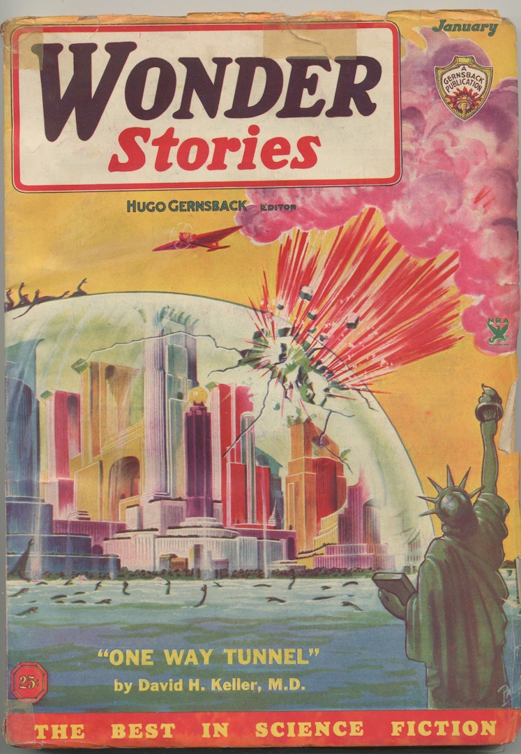 WONDER STORIES. January, 1935.