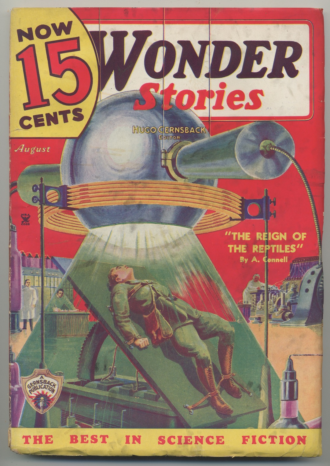 WONDER STORIES. August, 1935.