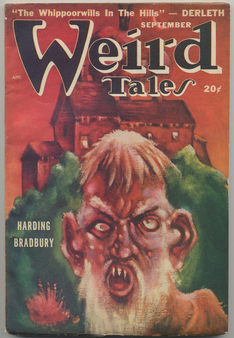WEIRD TALES. September, 1948. Lee Brown Coye, cover.