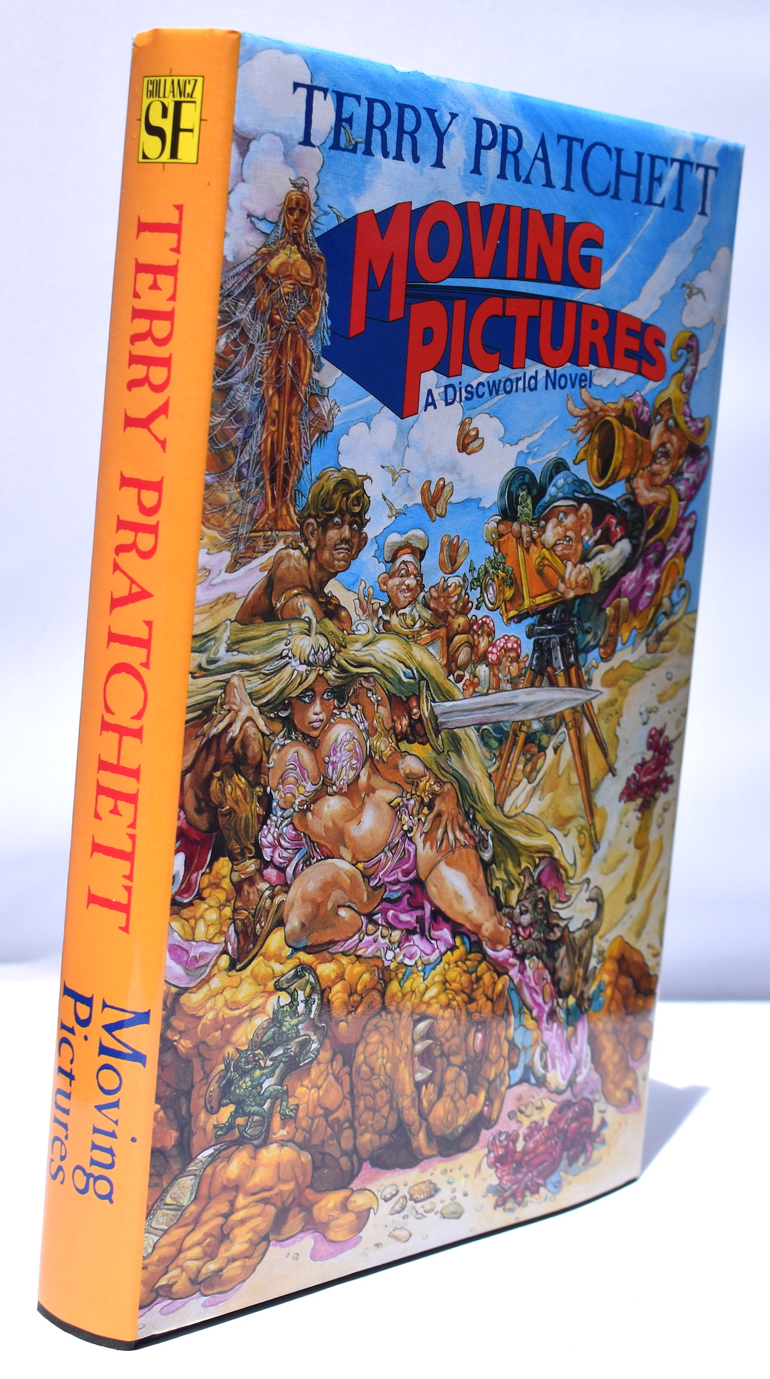 MOVING PICTURES. Signed, inscribed by the author. The 10th Discworld novel.