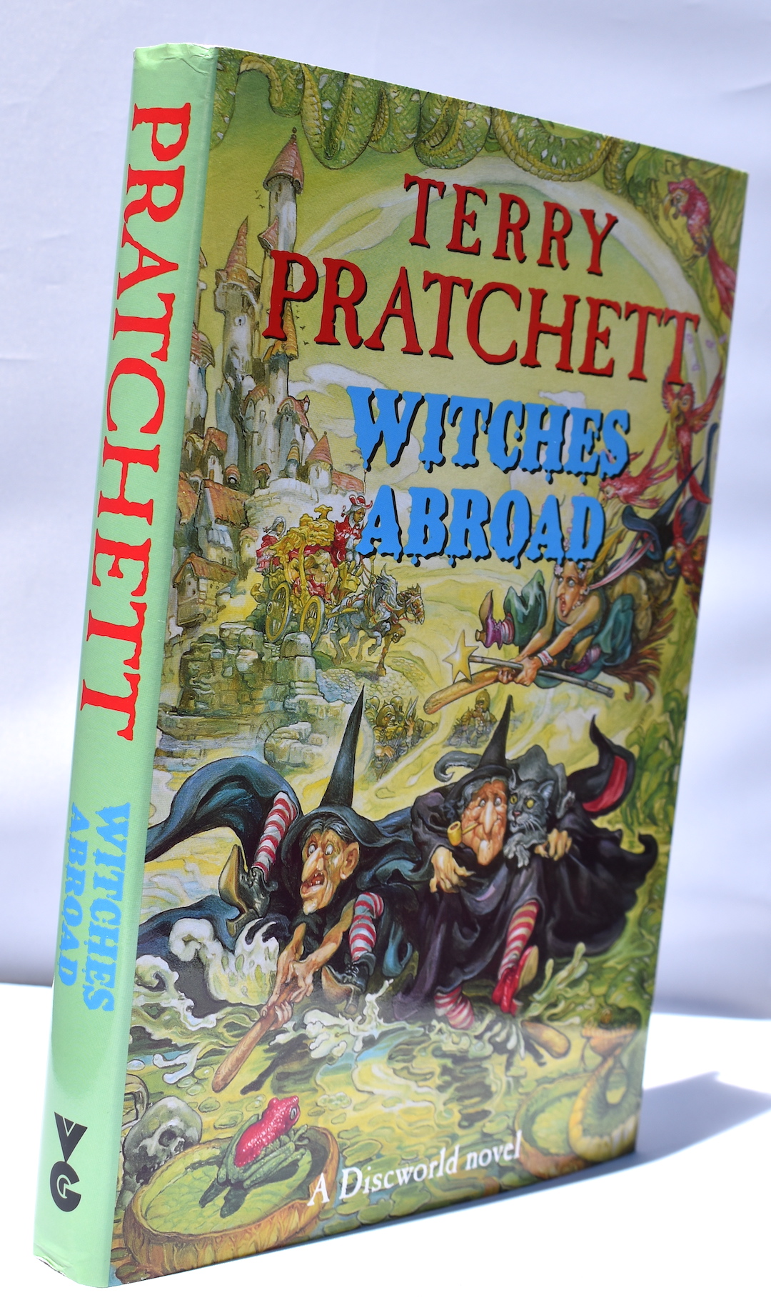 WITCHES ABROAD. Signed by the author. The 12th novel in the Discworld cycle.