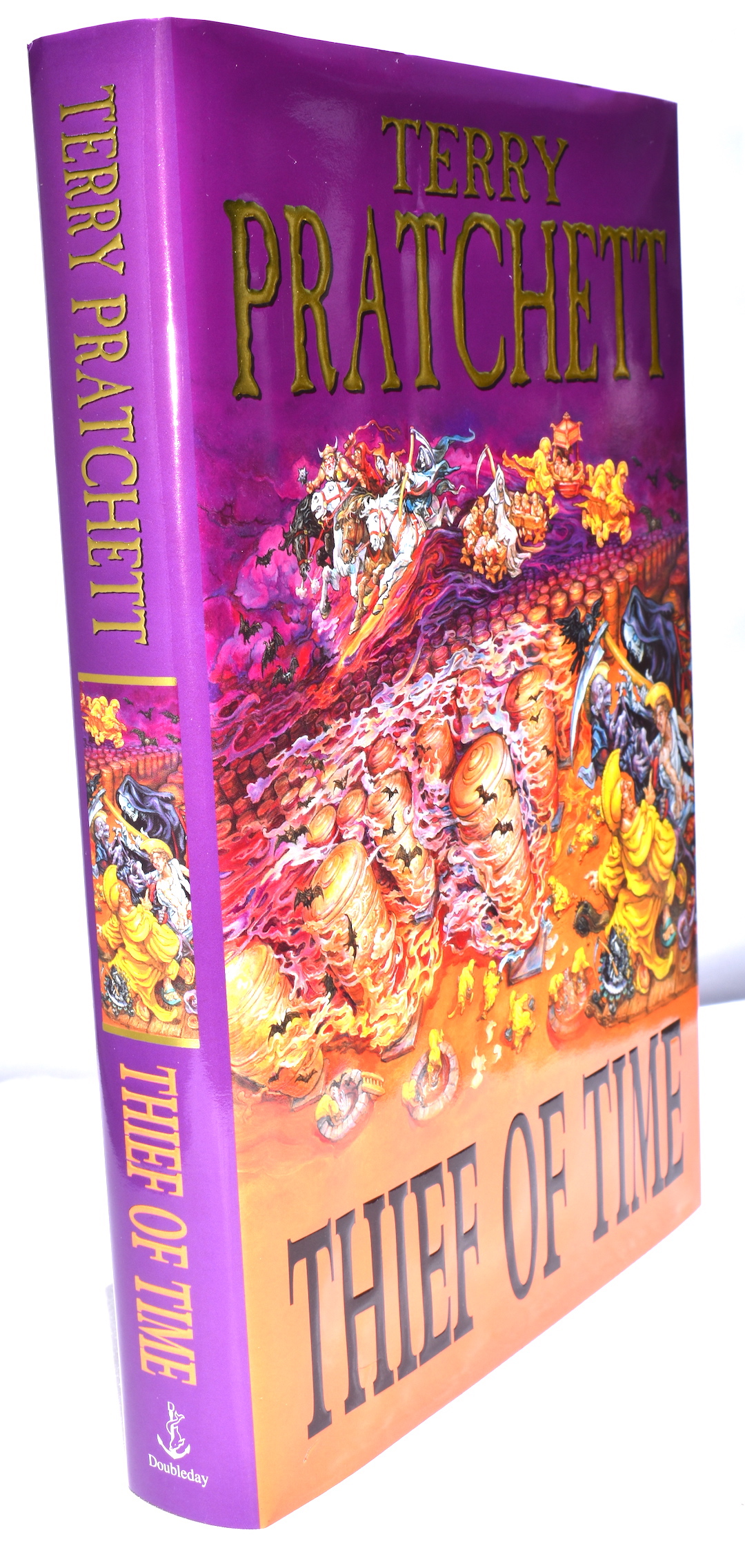 THIEF OF TIME. The 26th book in the Discworld series.