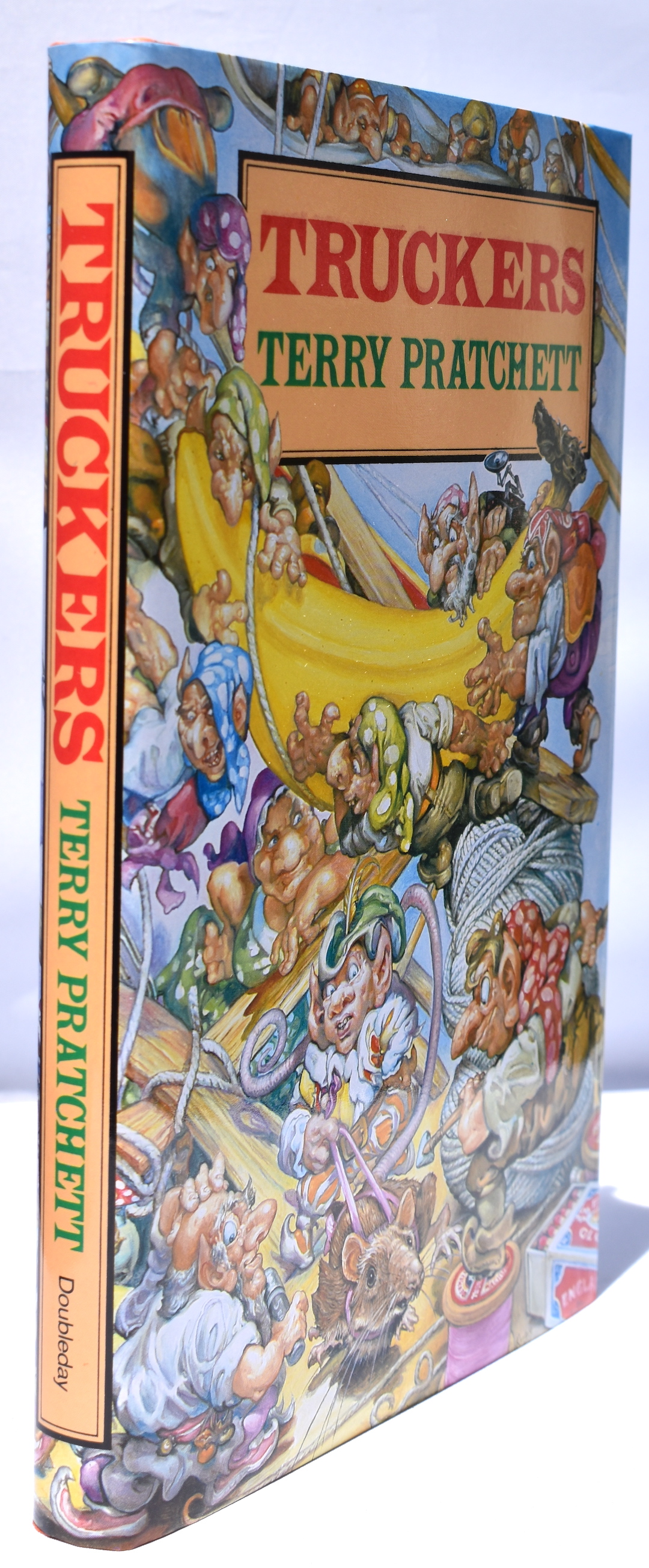 TRUCKERS. Signed, inscribed by the author. The 1st book in the Nomes/Bromeliad trilogy,