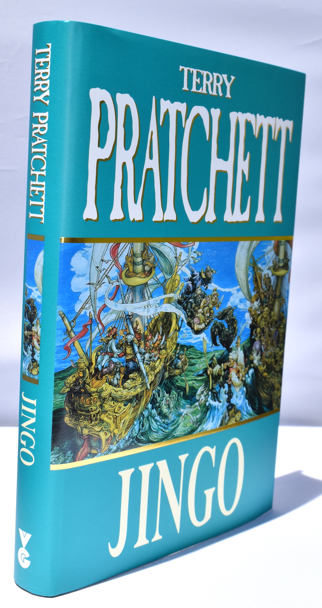 JINGO. Signed, inscribed by the author. The 21st book in the Discworld cycle.