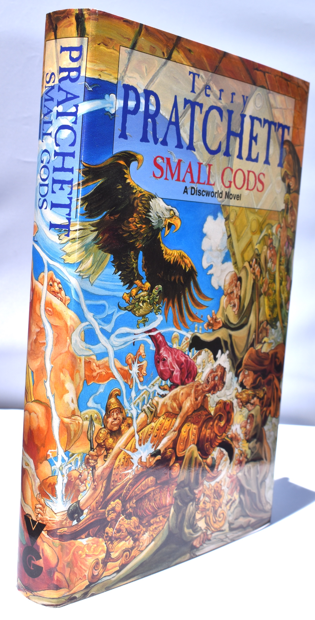 SMALL GODS. Signed by the author. The 13th Discworld novel.