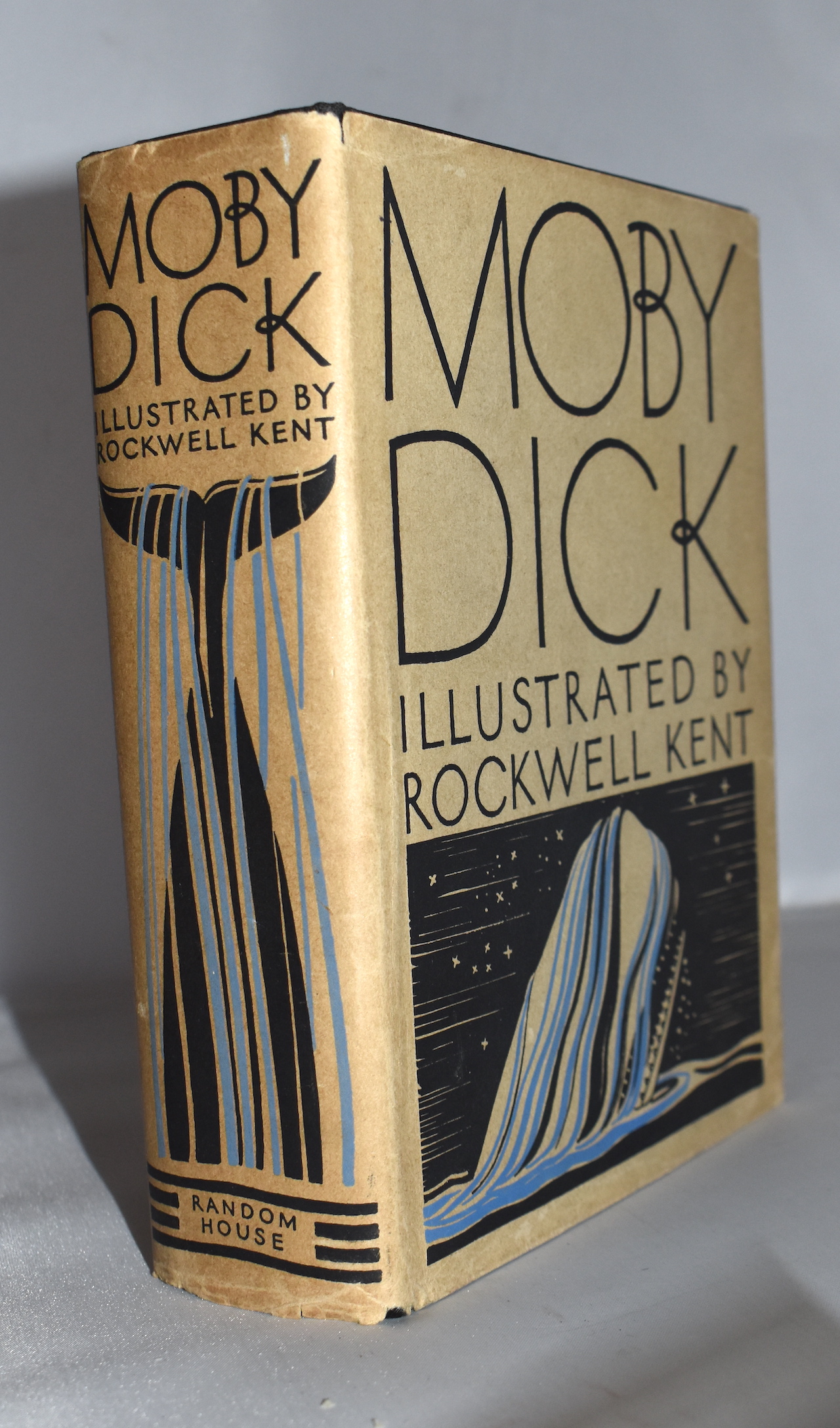 MOBY DICK. With the Rockwell Kent illustrations. In scarce d.j.