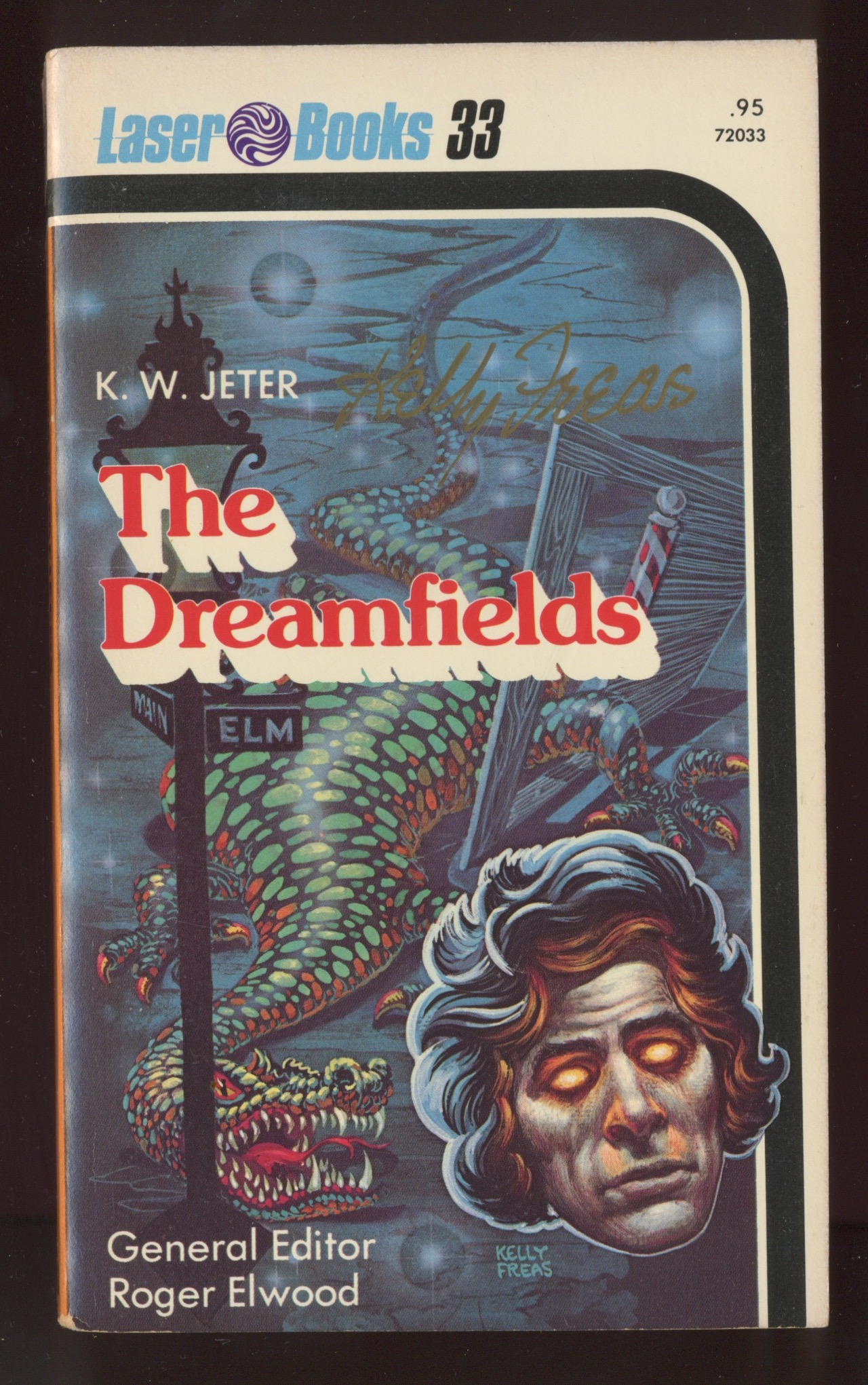 THE DREAMFIELDS. Signed by the author, and the artistKelly Freas.