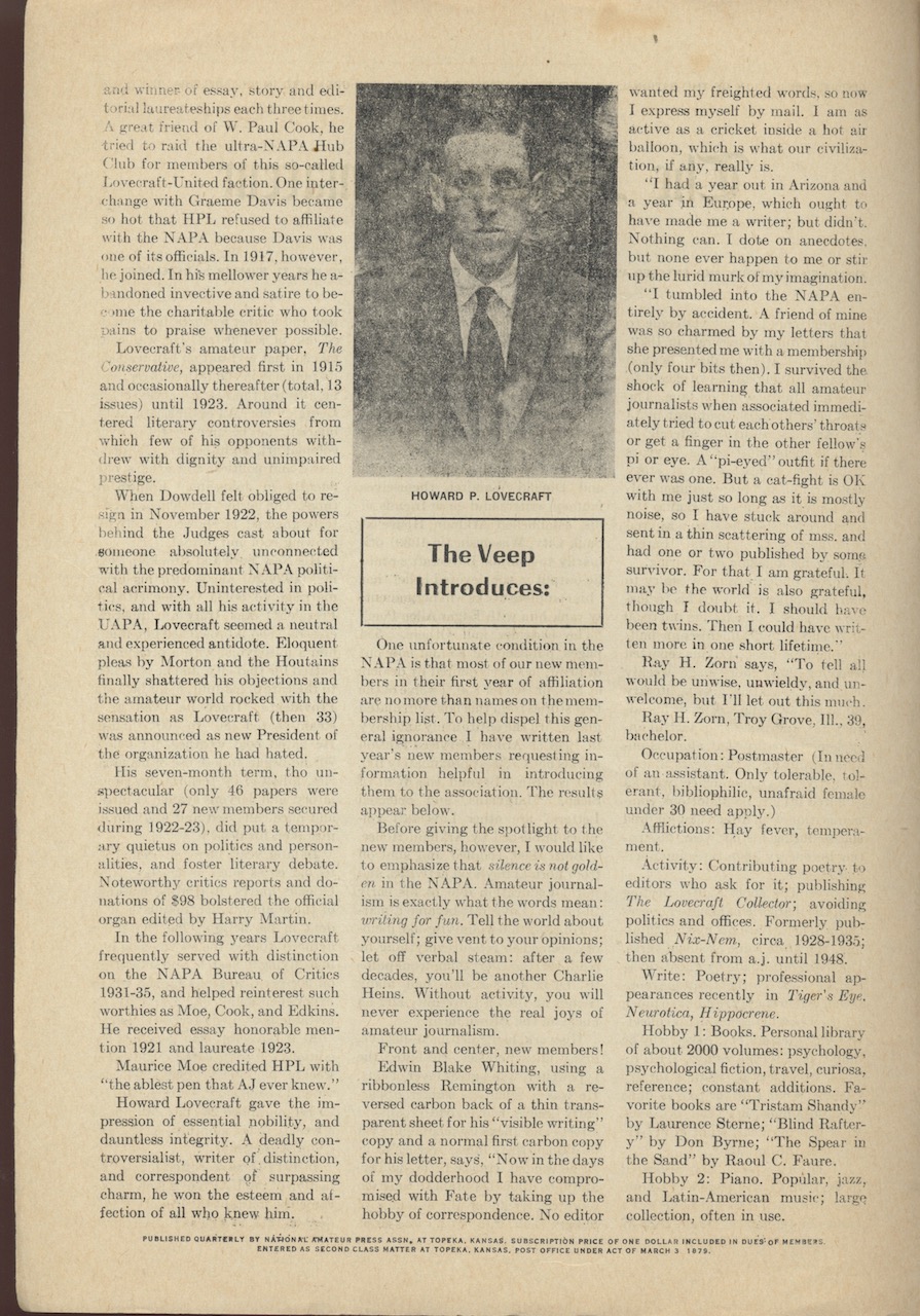 THENATIONAL AMATEUR. December 1948.
