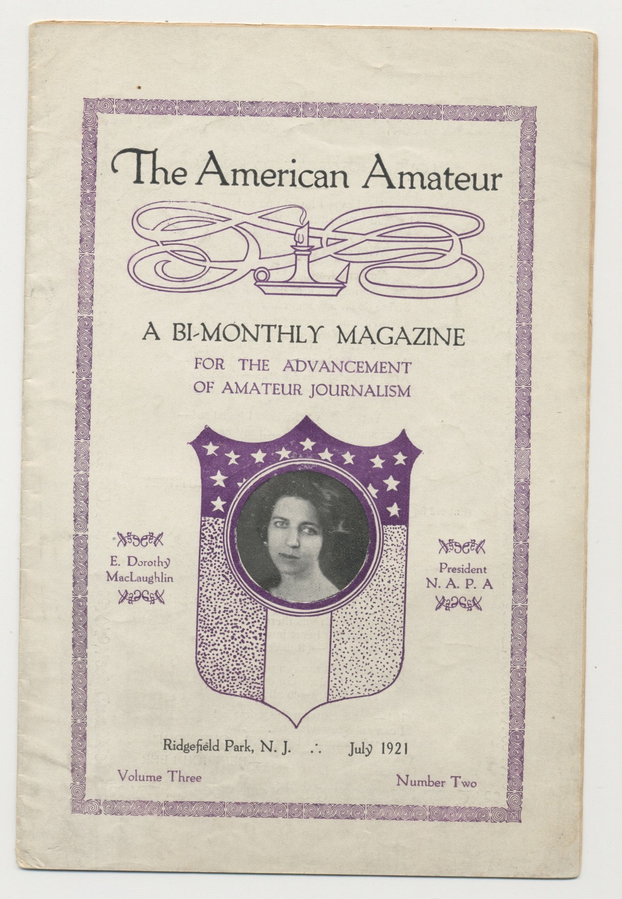 THE AMERICAN AMATEUR. July, 1921.