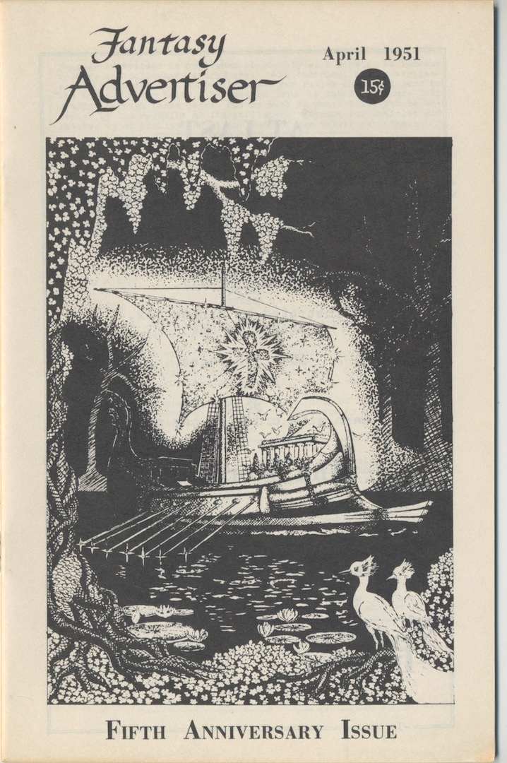 FANTASY ADVERTISER. April, 1951. SPACE TRAVEL IN FACT & FICTION by Arthur C. Clarke. Part II.