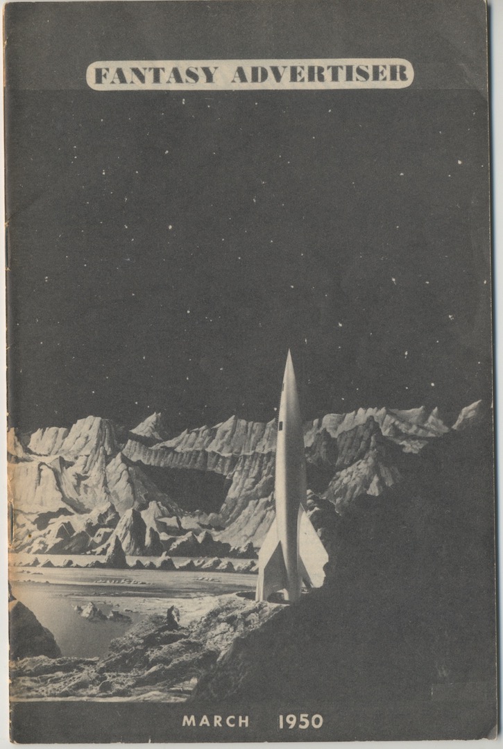 FANTASY ADVERTISER. March, 1950. Contains the article, H.P.L. THE HISTORY by Lin Carter.