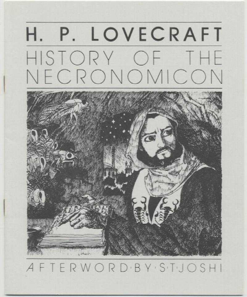 HISTORY OF THE NECRONOMICON. 1986. 4th printing. Light gray covers.