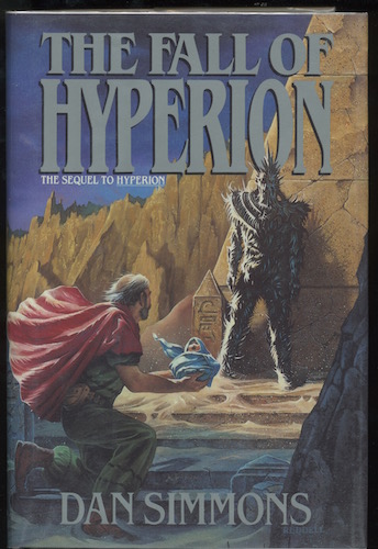 Image for THE FALL OF HYPERION. Doubleday, N.Y., 1990. First edition. Signed by the author the month of release, at an event held for the author at my old buddy—Ed Thomas's, Book Carnival in Orange, California—with an errata leaf printed for the book.