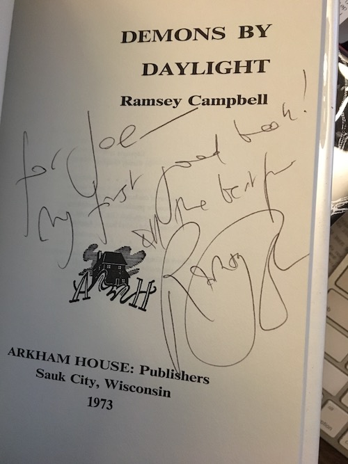 Image for DEMONS BY DAYLIGHT—SIGNED!