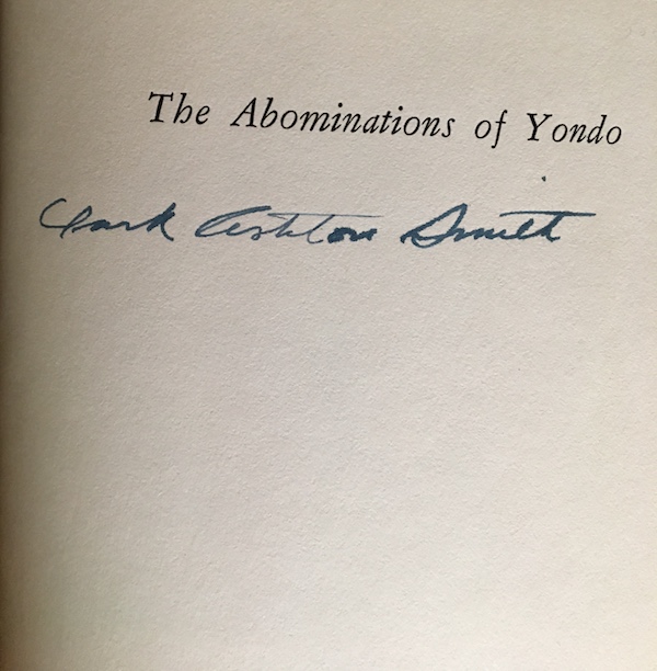 THE ABOMINATIONS OF YONDO—SIGNED! Image for THE ABOMINATIONS OF YONDO—SIGNED!