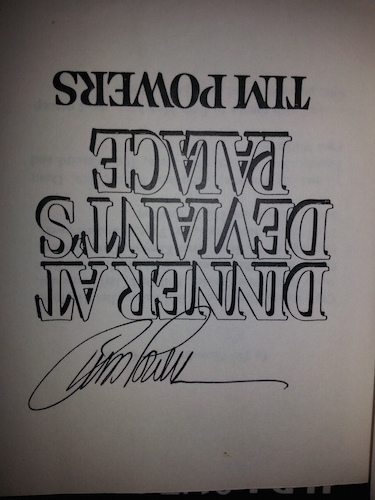 Image for DINNER AT DEVIANT'S PALACE—SIGNED