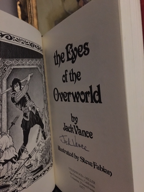 Image for THE EYES OF THE OVERWORLD. Underwood/Miller, 1977. First limited edition. Signed by the author.